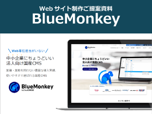 Webサイト制作ご提案資料 BlueMonkey（全16P）
